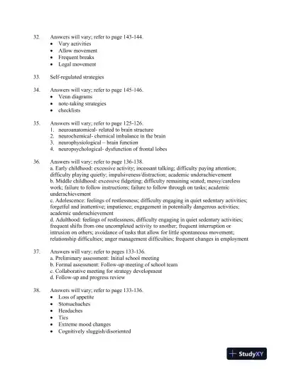 Teaching Students with Special Needs in Inclusive Settings, 5th Canadian Edition Test Bank - Page 15 preview image