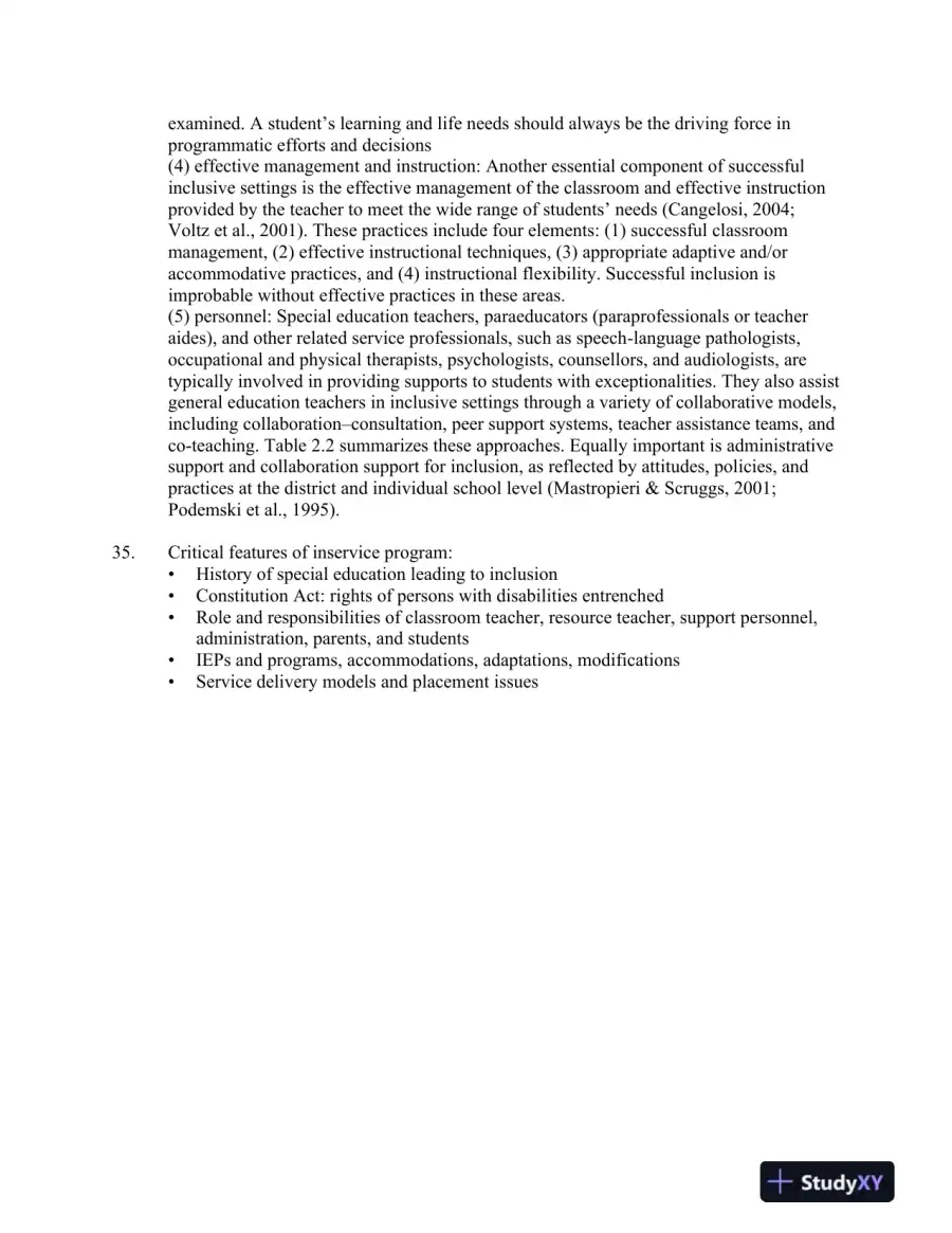Teaching Students with Special Needs in Inclusive Settings, 5th Canadian Edition Test Bank, page 8