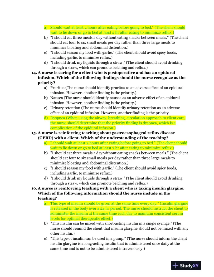 ATI Medical Surgical Nursing Proctored Exam With Answers (90 Solved Questions), page 6