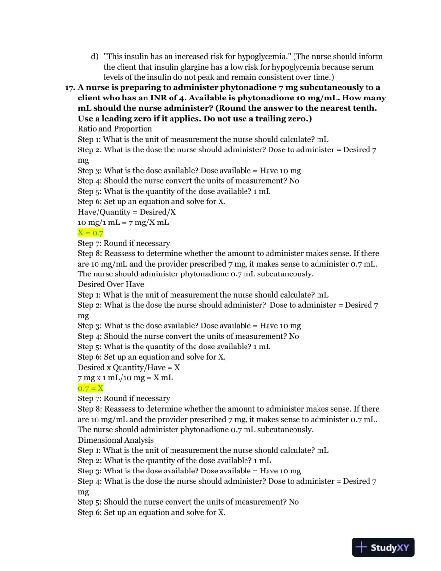 ATI Medical Surgical Nursing Proctored Exam With Answers (90 Solved Questions), page 7