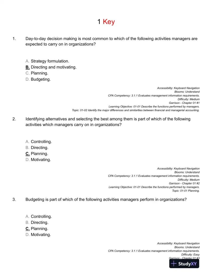 Managerial Accounting Tenth Canadian Edition Test Bank, page 12