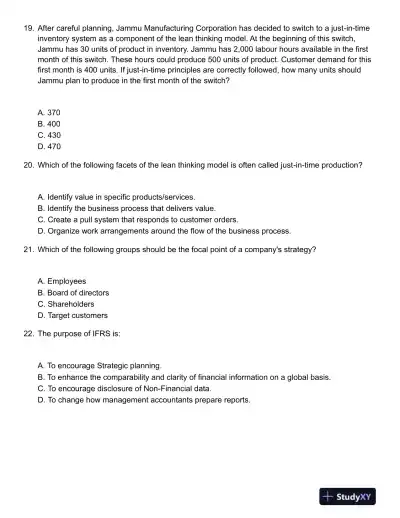 Managerial Accounting Tenth Canadian Edition Test Bank - Page 6 preview image