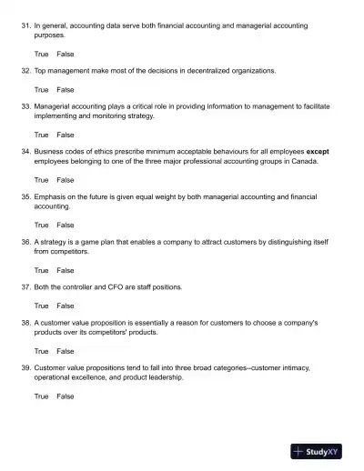 Managerial Accounting Tenth Canadian Edition Test Bank - Page 8 preview image