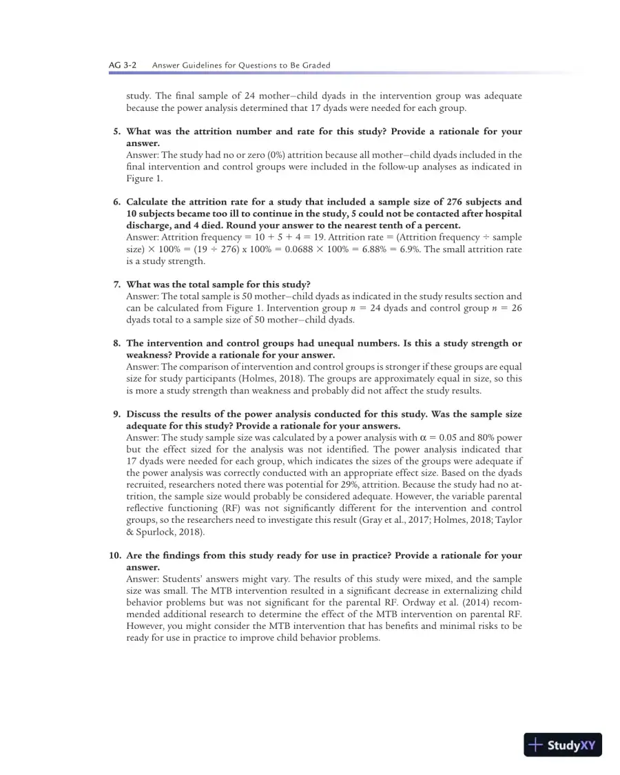 Solution Manual For Statistics for Nursing Research: A Workbook for Evidence-Based Practice, 3rd Edition, page 10