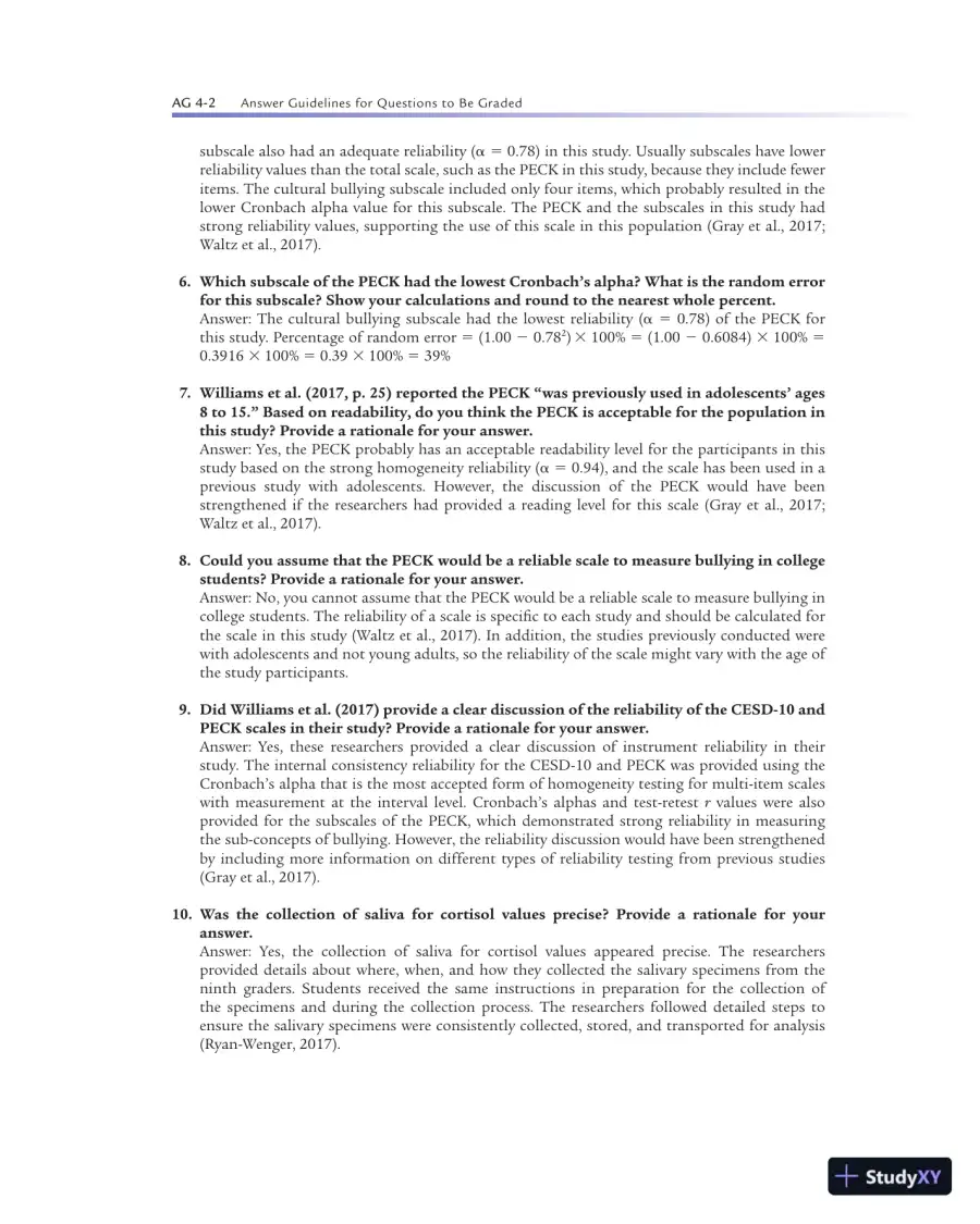 Solution Manual For Statistics for Nursing Research: A Workbook for Evidence-Based Practice, 3rd Edition, page 12