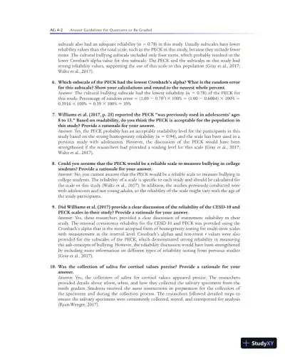 Solution Manual For Statistics for Nursing Research: A Workbook for Evidence-Based Practice, 3rd Edition - Page 12 preview image