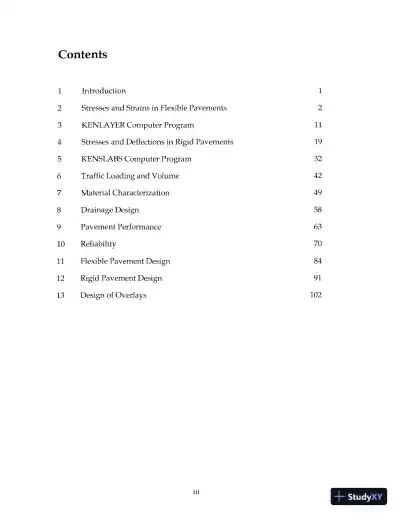Solution Manual For Pavement Analysis And Design, 2nd Edition - Page 1 preview image