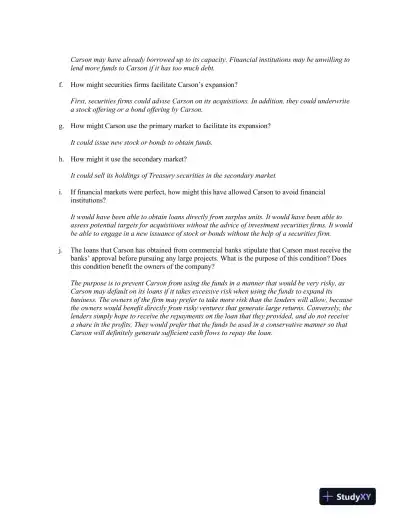 Financial Markets And Institutions, Abridged, 11th Edition Solution Manual - Page 11 preview image