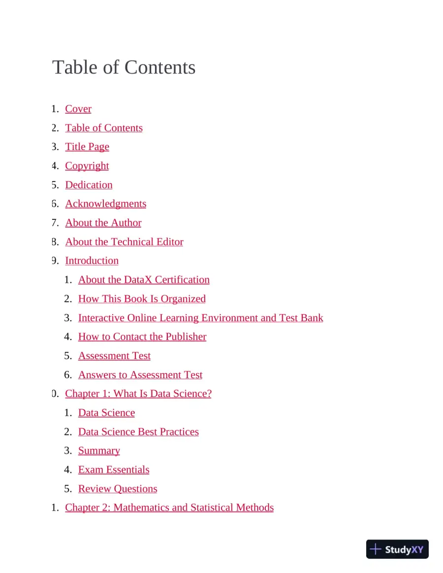 CompTIA DataX Study Guide: Exam DY0-001 (2024), page 3