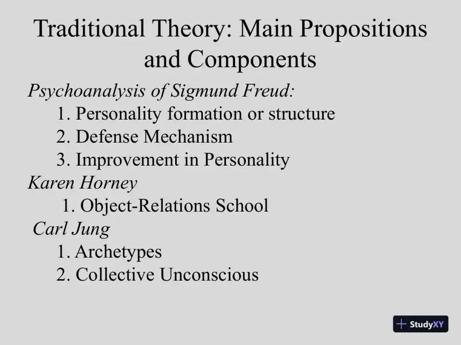 Traditional And Contemporary Psychodynamic Theories, page 3