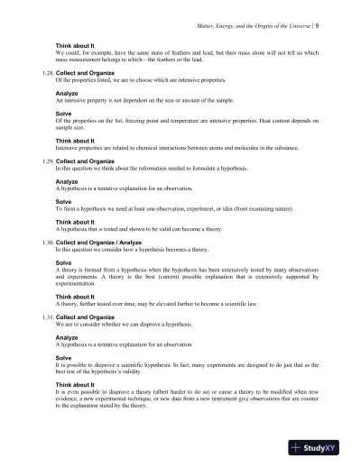 Solution Manual for Chemistry: The Science in Context, 3rd Edition - Page 10 preview image