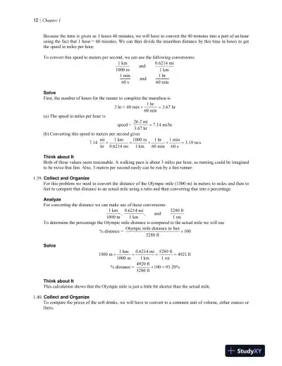 Solution Manual for Chemistry: The Science in Context, 3rd Edition - Page 13 preview image