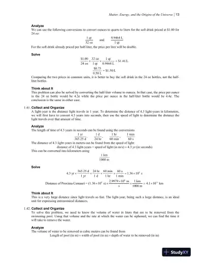 Solution Manual for Chemistry: The Science in Context, 3rd Edition - Page 14 preview image