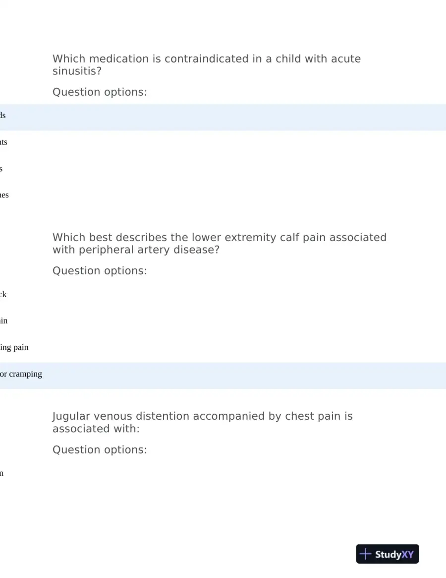 APEA, NSG6020 Nursing 3P Exam With Answers (75 Solved Questions), page 6
