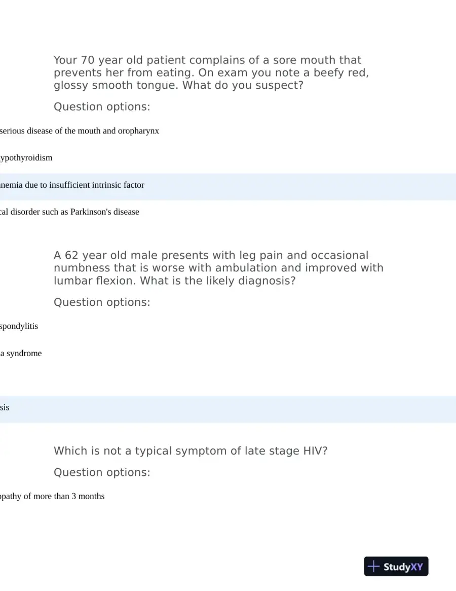 APEA, NSG6020 Nursing 3P Exam With Answers (75 Solved Questions), page 8