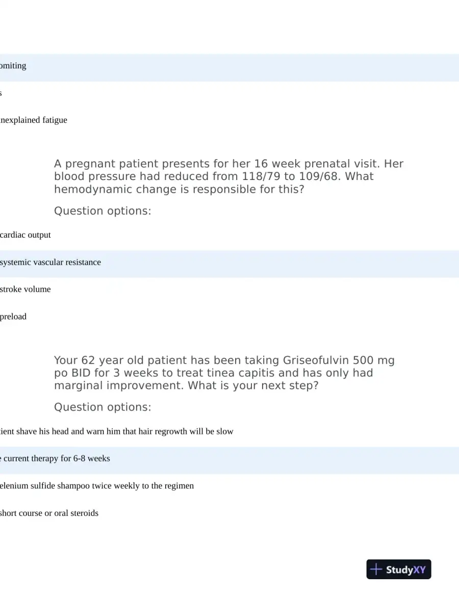 APEA, NSG6020 Nursing 3P Exam With Answers (75 Solved Questions), page 9