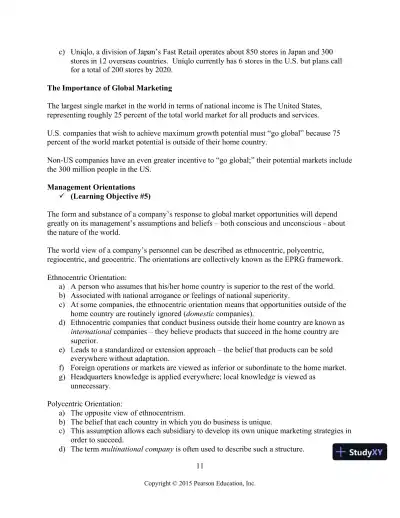 Solution Manual for Global Marketing, 8th Edition - Page 12 preview image