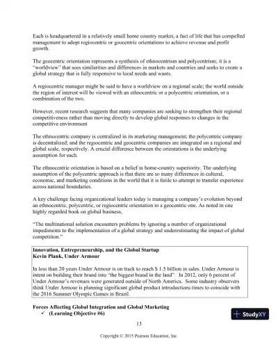 Solution Manual for Global Marketing, 8th Edition - Page 14 preview image