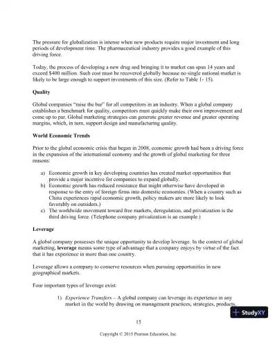 Solution Manual for Global Marketing, 8th Edition - Page 16 preview image