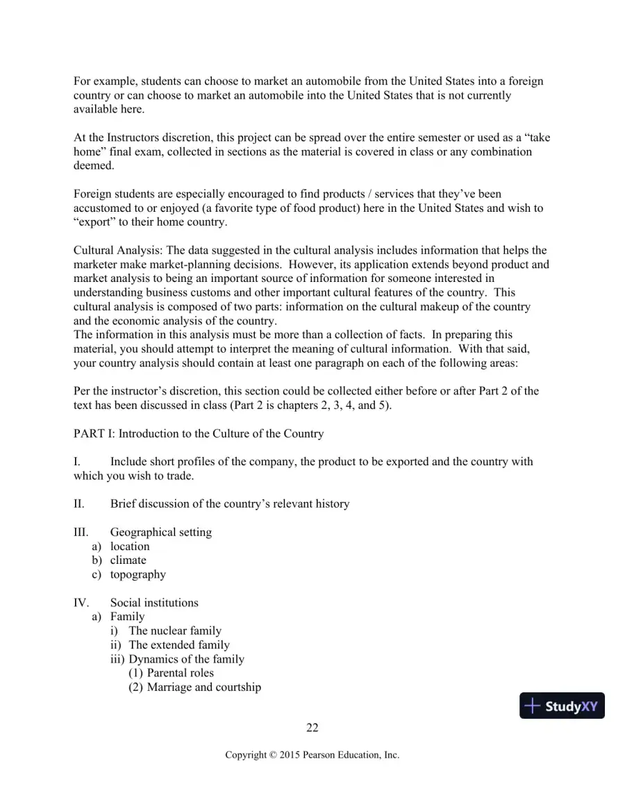Solution Manual for Global Marketing, 8th Edition, page 23