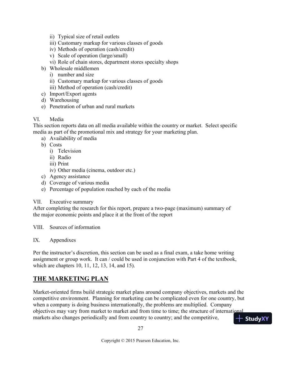 Solution Manual for Global Marketing, 8th Edition, page 28