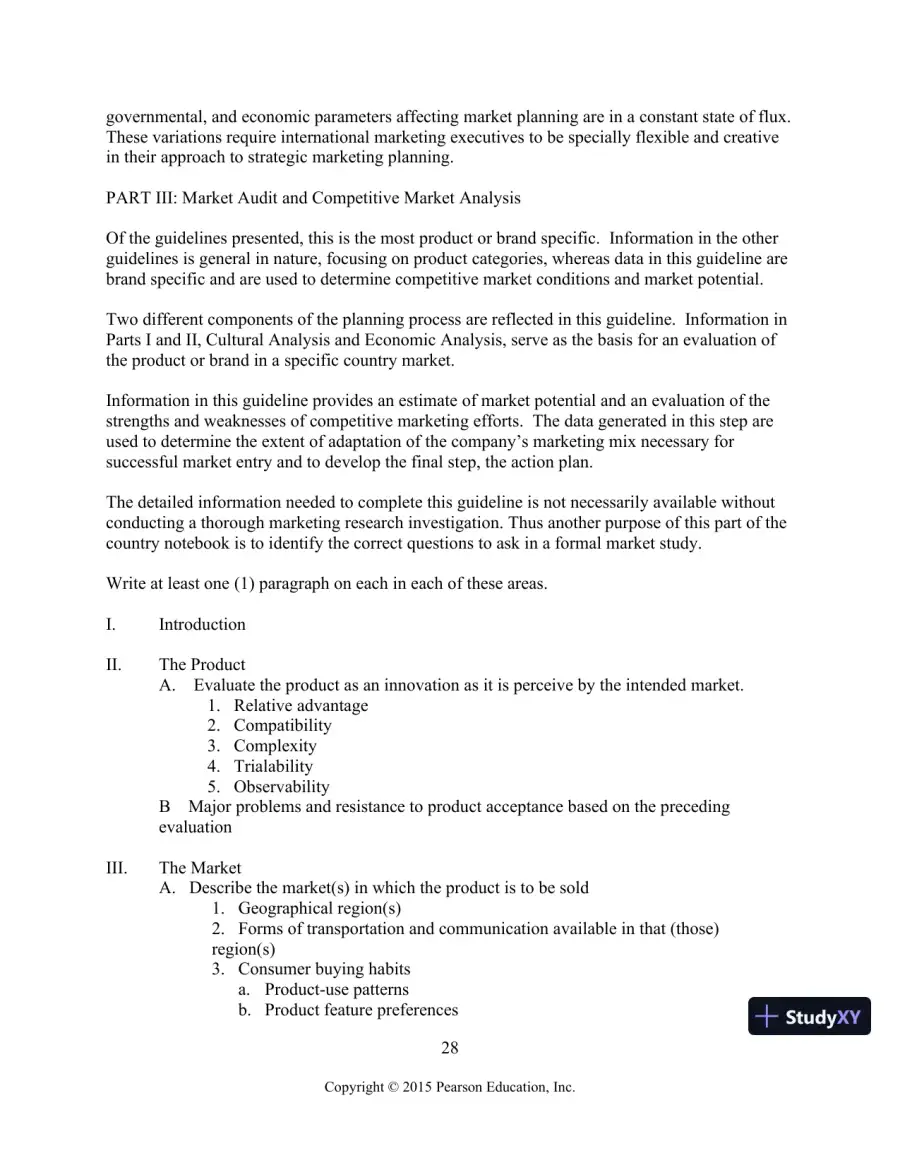 Solution Manual for Global Marketing, 8th Edition, page 29