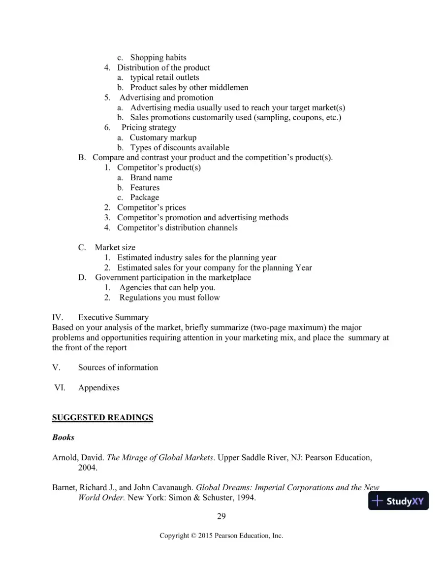 Solution Manual for Global Marketing, 8th Edition, page 30