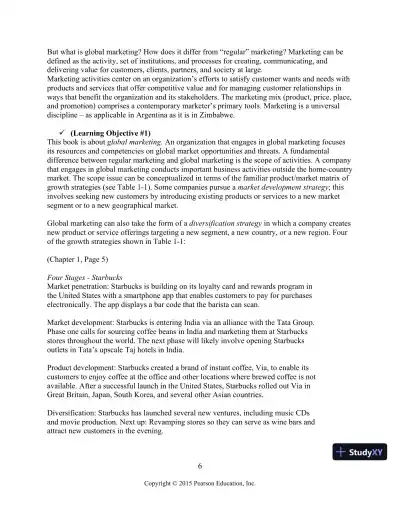 Solution Manual for Global Marketing, 8th Edition - Page 7 preview image