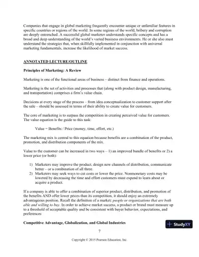 Solution Manual for Global Marketing, 8th Edition - Page 8 preview image