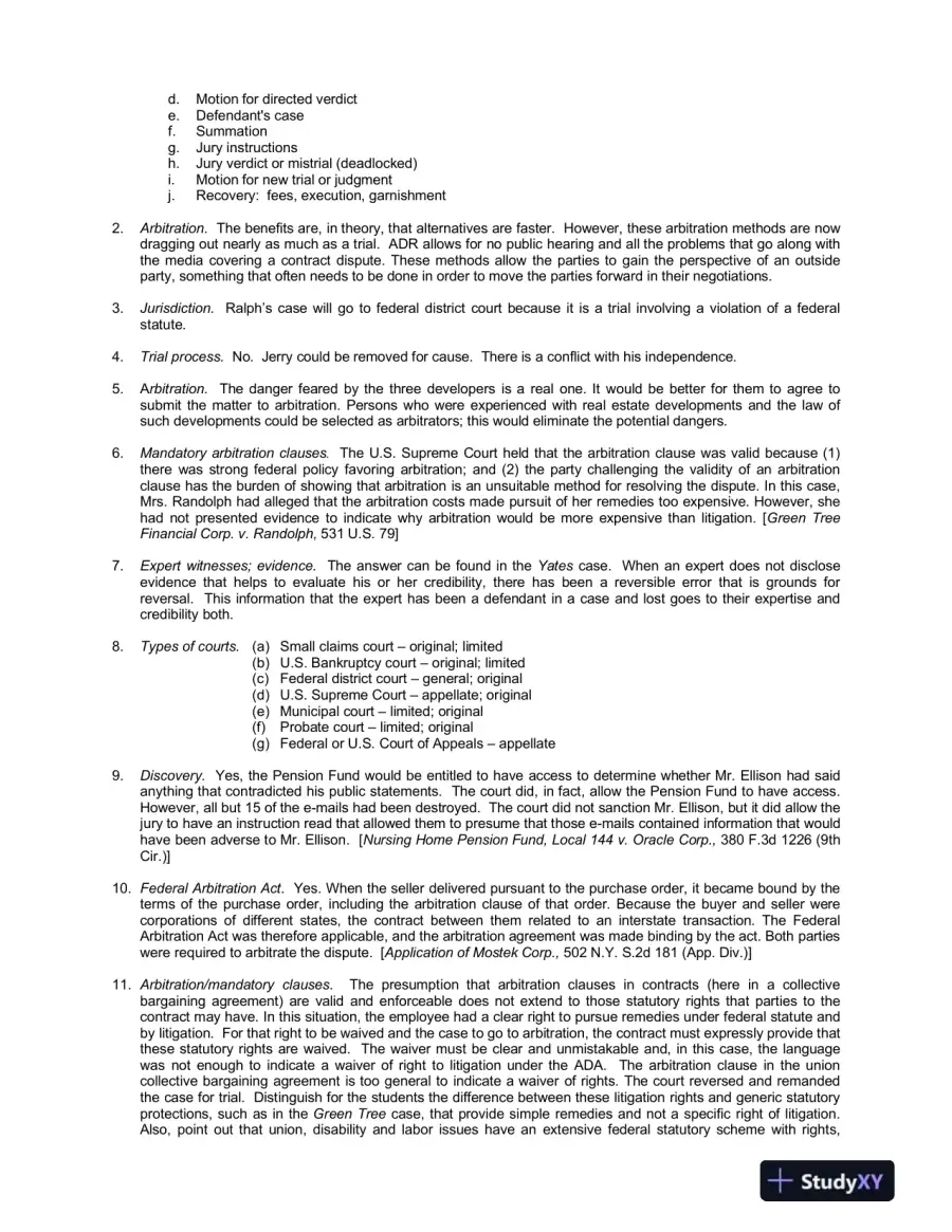 Solution Manual for Business Law: Principles for Today's Commercial Environment, 5th Edition, page 14