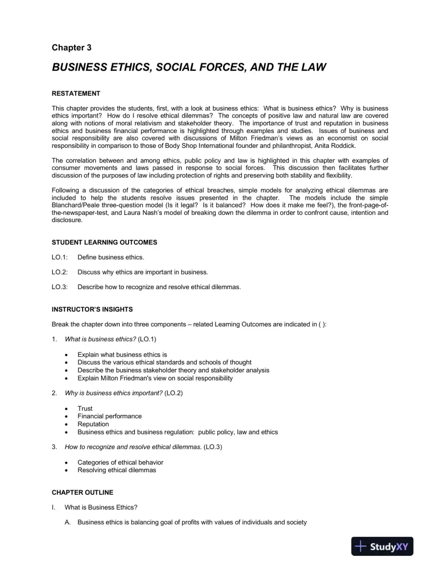 Solution Manual for Business Law: Principles for Today's Commercial Environment, 5th Edition, page 16