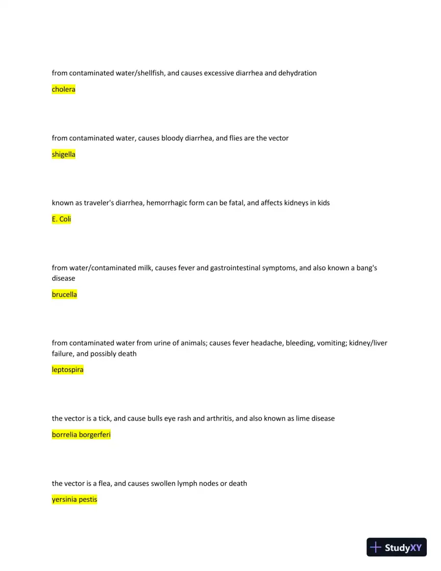2024-2025 Boards: Microbiology - Vandy's Review PP Exam with Answers (55 Solved Questions), page 3