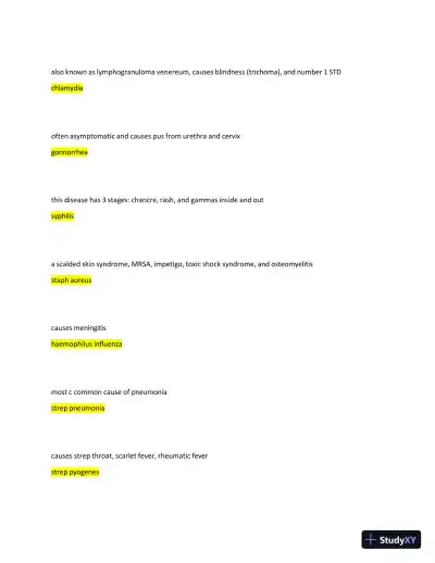 2024-2025 Boards: Microbiology - Vandy's Review PP Exam with Answers (55 Solved Questions) - Page 5 preview image