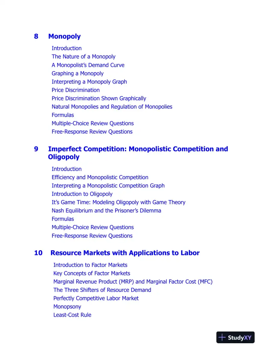 AP Microeconomics/Macroeconomics Premium, 2025: Prep Book with 4 Practice Tests + Comprehensive Review (2024), page 12