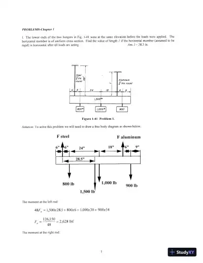 Solution Manual For Design Of Machine Elements, 8th Edition - Page 1 preview image