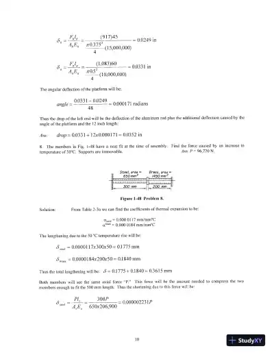 Solution Manual For Design Of Machine Elements, 8th Edition - Page 11 preview image