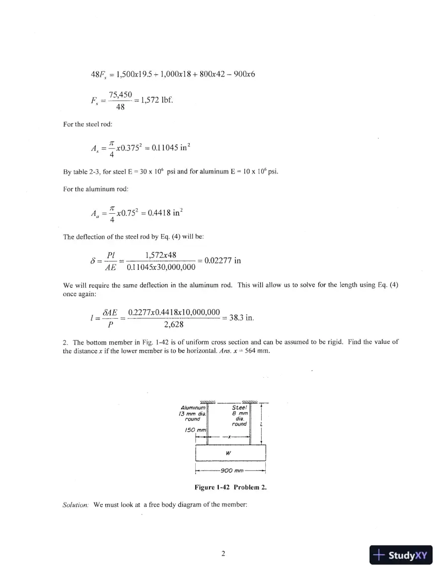 Solution Manual For Design Of Machine Elements, 8th Edition, page 3