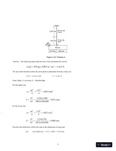 Solution Manual For Design Of Machine Elements, 8th Edition - Page 6 preview image