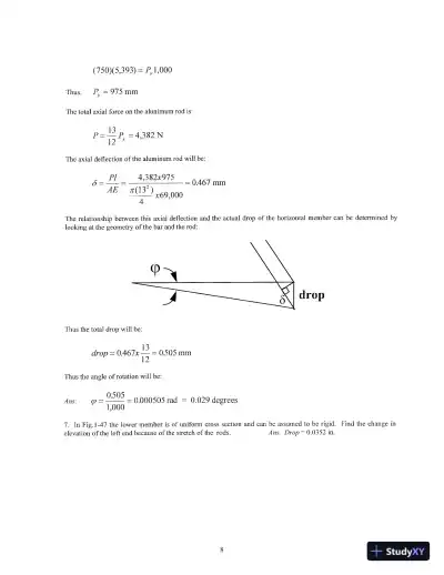 Solution Manual For Design Of Machine Elements, 8th Edition - Page 9 preview image