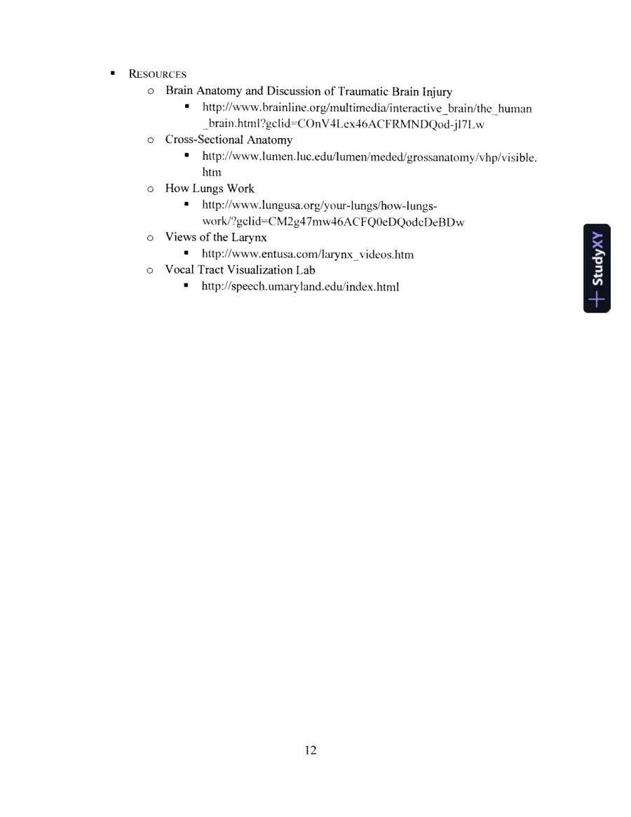 Primer On Communication And Communicative Disorders, A, 1st Edition Test Bank, page 14
