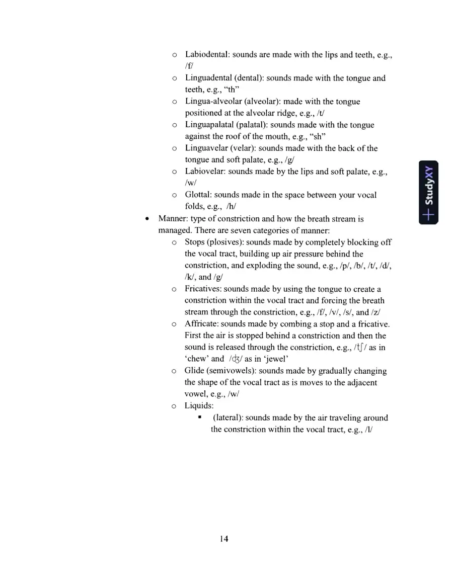 Primer On Communication And Communicative Disorders, A, 1st Edition Test Bank, page 16