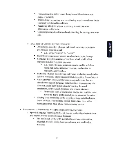 Primer On Communication And Communicative Disorders, A, 1st Edition Test Bank - Page 4 preview image