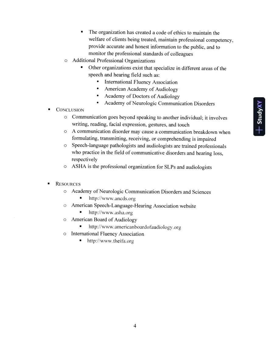 Primer On Communication And Communicative Disorders, A, 1st Edition Test Bank, page 6