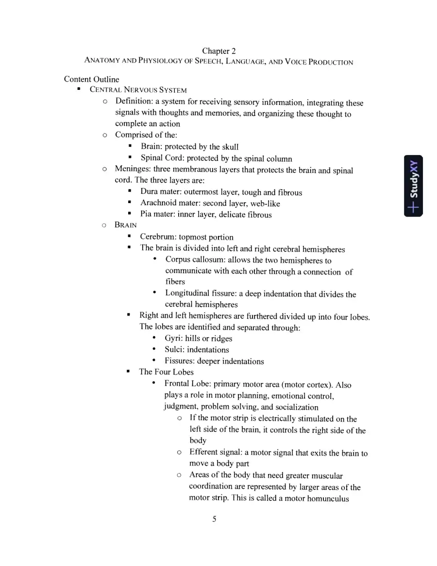 Primer On Communication And Communicative Disorders, A, 1st Edition Test Bank, page 7