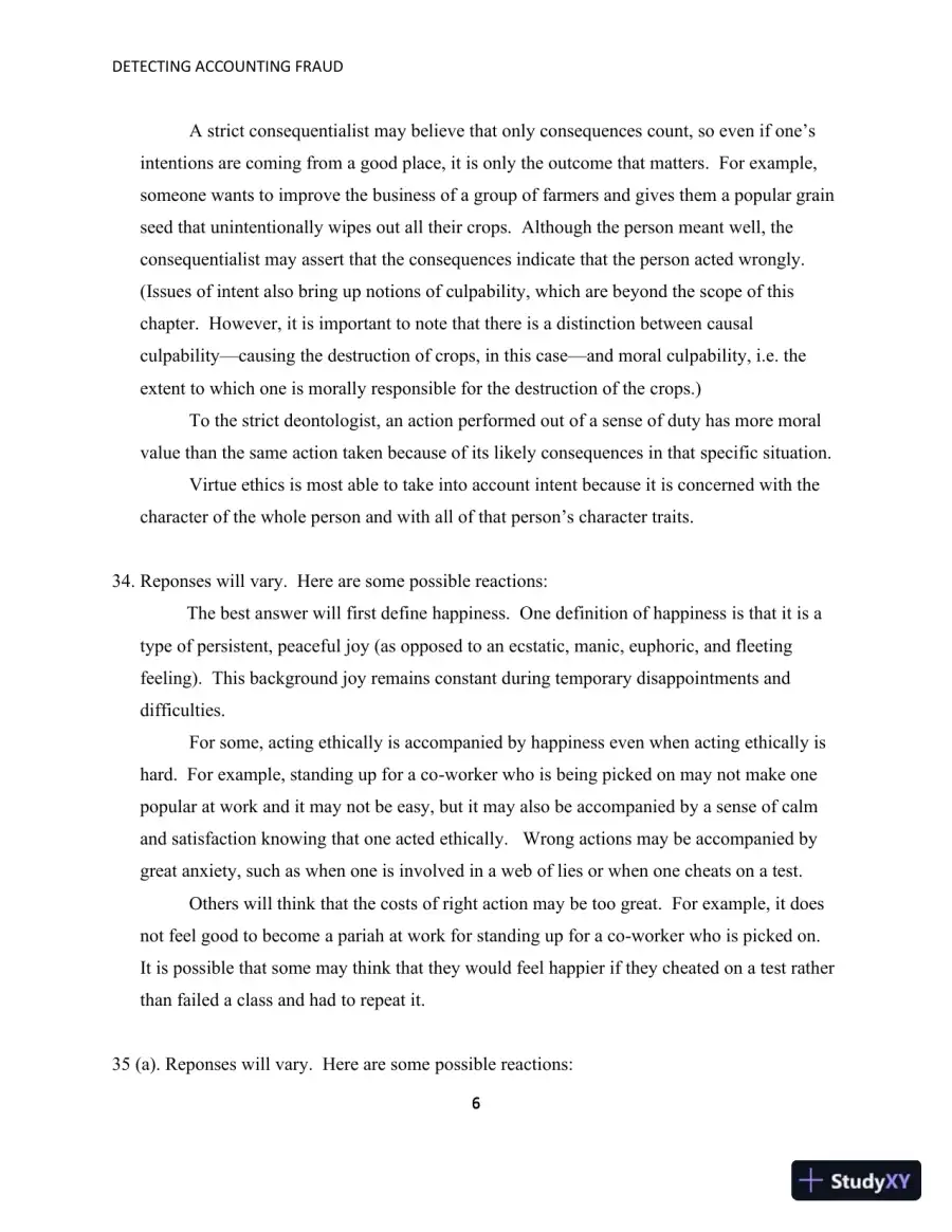 Solution Manual for Detecting Accounting Fraud: Analysis and Ethics, page 10
