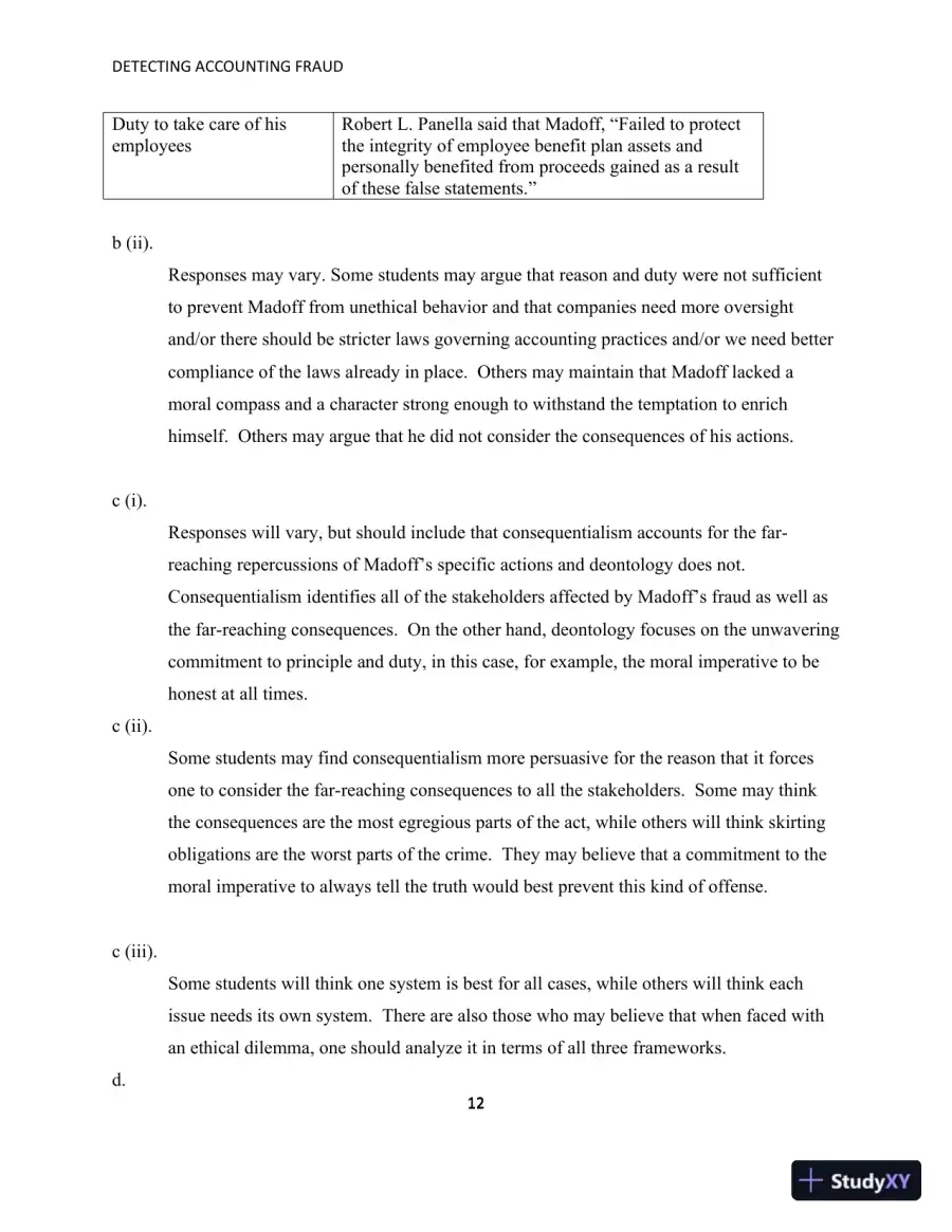 Solution Manual for Detecting Accounting Fraud: Analysis and Ethics, page 16