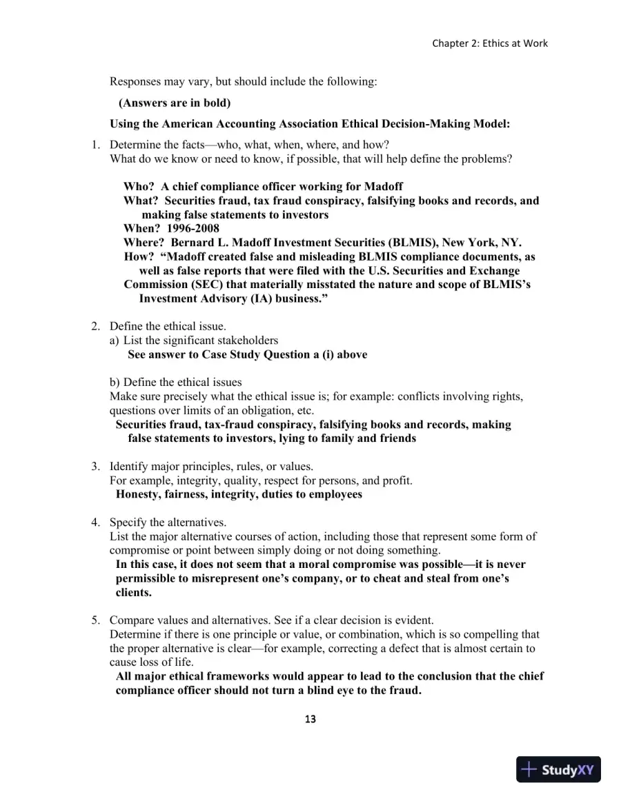 Solution Manual for Detecting Accounting Fraud: Analysis and Ethics, page 17
