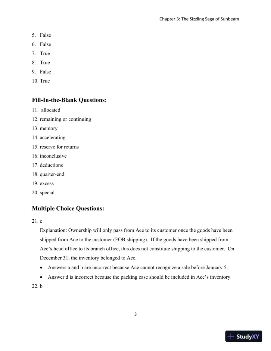 Solution Manual for Detecting Accounting Fraud: Analysis and Ethics, page 21