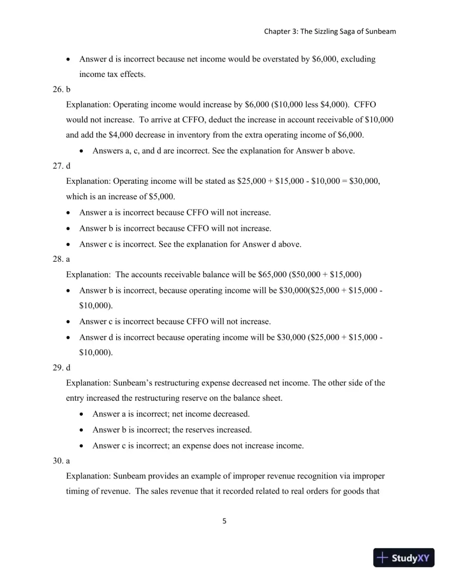 Solution Manual for Detecting Accounting Fraud: Analysis and Ethics, page 23
