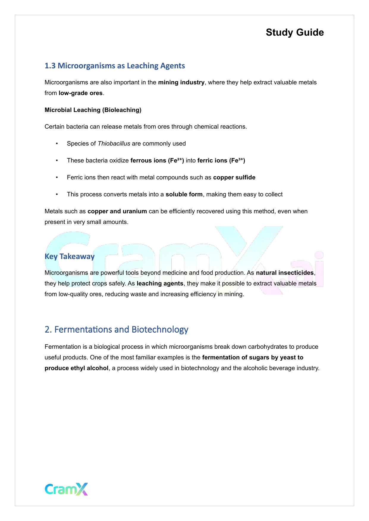 Microbiology - Industrial Microbiology - Page 2 preview image
